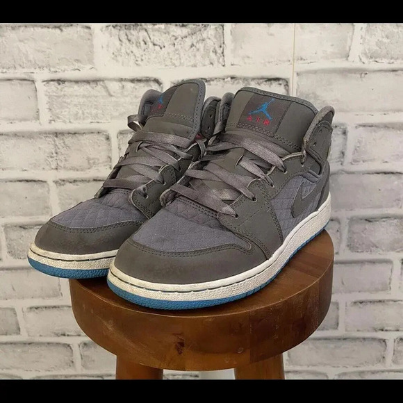 Girls 2011 Nike Air Jordan I 1 Phat Cool Grey GS 454659-009  display picture 2